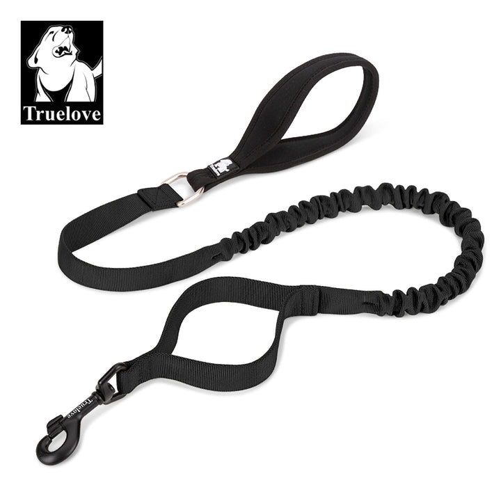 True Love Military Dog Leash - 2.5 cm width and 1.4 m length Black L-1962324905219461120