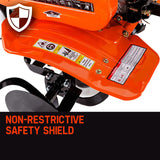 PLANTCRAFT 7.0HP Cultivator Tiller Plough Self-Propelled Rotary Rototiller - Low Angle