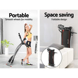 Everfit Treadmill Electric Home Gym Fitness Exercise Machine Foldable 340mm - Rear View