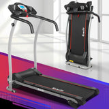 Everfit Treadmill Electric Home Gym Fitness Exercise Machine Foldable 360mm - Close-Up Angle