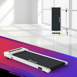Everfit Treadmill Electric Walking Pad Under Desk Home Gym Fitness 360mm White - Close-Up Angle