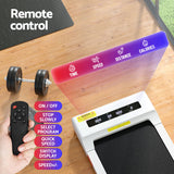 Everfit Treadmill Electric Walking Pad Under Desk Home Gym Fitness 360mm White - 45-Degree Angle