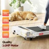 Everfit Treadmill Electric Walking Pad Under Desk Home Gym Fitness 360mm White - Rear View