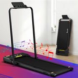 Everfit 2 in 1 Treadmill Electric Walking Pad Under Desk Home Gym Fitness 380mm Black - Extra Image