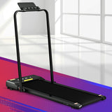 Everfit Treadmill Electric Walking Pad Under Desk Home Gym Fitness 380mm Black - Close-Up Angle