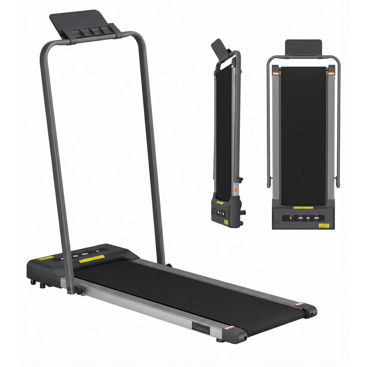 Everfit 2 in 1 Treadmill Electric Walking Pad Under Desk Home Gym Fitness 380mm Grey