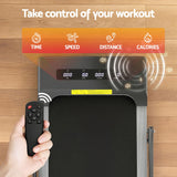 Everfit 2 in 1 Treadmill Electric Walking Pad Under Desk Home Gym Fitness 380mm Grey - Rear View