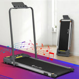 Everfit 2 in 1 Treadmill Electric Walking Pad Under Desk Home Gym Fitness 380mm Grey - Extra Image