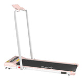 Everfit Treadmill Electric Walking Pad Under Desk Home Gym Fitness 380mm Pink - Side View