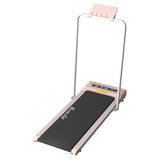 Everfit Treadmill Electric Walking Pad Under Desk Home Gym Fitness 380mm Pink - Top-Down View