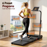 Everfit 3 in 1 Walking Pad Treadmill 12% Incline Under Desk Foldable Treadmills for Home Gym With 38cm Wide Belt APP Control - Rear View