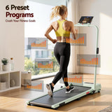 Everfit 3 in 1 Walking Pad Treadmill 12% Incline Under Desk Foldable Treadmills for Home Gym With 38cm Wide Belt APP Control - Rear View