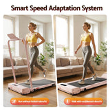 Everfit 3 in 1 Walking Pad Treadmill 12% Incline Under Desk Treadmills for Home Gym With 38cm Wide Belt APP Control - Top-Down View