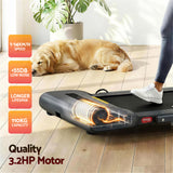 Everfit Treadmill Electric Walking Pad Under Desk Home Gym Fitness 400mm Black - Close-Up Angle