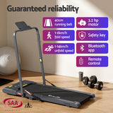 Everfit Treadmill Electric Walking Pad Under Desk Home Gym Fitness 400mm Grey - Top-Down View