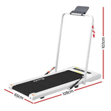 Everfit Treadmill Electric Walking Pad Under Desk Home Gym Fitness 400mm White - Front View
