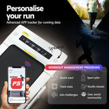 Everfit Treadmill Electric Walking Pad Under Desk Home Gym Fitness 400mm White - 45-Degree Angle