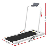 Everfit Treadmill Electric Walking Pad Under Desk Home Gym Fitness 400mm White - Front View