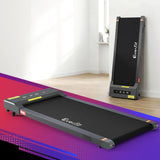Everfit 2 in 1 Treadmill Electric Walking Pad Under Desk Home Gym Fitness 400mm Grey - Extra Image