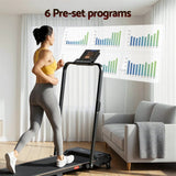 Everfit 3 in 1 Walking Pad Treadmill 12% Incline Foldable Under Desk Treadmills for Home Gym With 40cm Wide Belt Black - 45-Degree Angle