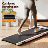 Everfit 3 in 1 Walking Pad Treadmill 12% Incline Foldable Under Desk Treadmills for Home Gym With 40cm Wide Belt Pink - Extra Image