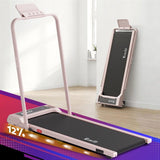 Everfit 3 in 1 Walking Pad Treadmill 12% Incline Foldable Under Desk Treadmills for Home Gym With 40cm Wide Belt Pink - Extra Image