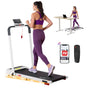 Everfit 3 in 1 Treadmill Electric Walking Pad with Incline Foldable for Home Gym White