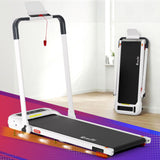 Everfit 3 in 1 Treadmill Electric Walking Pad with Incline Foldable for Home Gym White - Extra Image