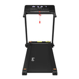 Everfit Treadmill Electric Home Gym Fitness Exercise Knob Foldable 420mm Black - Side View