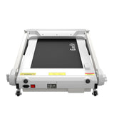 Everfit Treadmill Electric Home Gym Fitness Exercise Knob Foldable 420mm White - Top-Down View