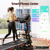 Everfit Treadmill Electric Home Gym Fitness Exercise Machine w/ Sit Up Bar 450mm - Rear View