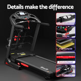 Everfit Treadmill Electric Home Gym Fitness Exercise Machine w/ Massager 480mm - Rear View
