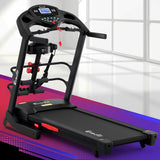 Everfit Treadmill Electric Home Gym Fitness Exercise Machine w/ Massager 480mm - Close-Up Angle