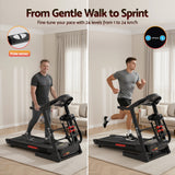 Everfit Treadmill Electric Home Gym Fitness Exercise Machine w/ Massager 480mm
