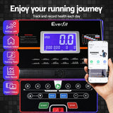 Everfit Treadmill Electric Auto Incline Home Gym Fitness Exercise Machine 490mm - 45-Degree Angle