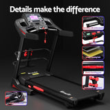 Everfit Treadmill Electric Home Gym Fitness Exercise Machine w/ Sit Up Bar 480mm - Rear View