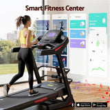 Everfit Treadmill Electric Home Gym Fitness Exercise Machine w/ Sit Up Bar 480mm - 45-Degree Angle