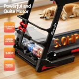 Everfit Treadmill Electric Home Gym Fitness Exercise Machine w/ Sit Up Bar 480mm - Low Angle