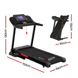 Everfit Treadmill Electric Auto Incline Home Gym Fitness Exercise Machine 520mm - Front View