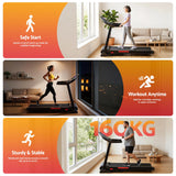 Everfit Treadmill Electric Auto Incline Home Gym Fitness Exercise Machine 520mm - Side View