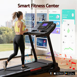 Everfit Treadmill Electric Auto Incline Home Gym Fitness Exercise Machine 520mm - Rear View