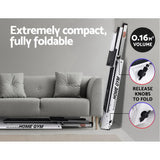 Everfit Treadmill Electric Home Gym Fitness Exercise Fully Foldable 420mm White - Top-Down View