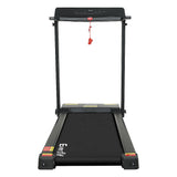 Everfit Treadmill Electric Home Gym Fitness Exercise Fully Foldable 450mm Black - Top-Down View
