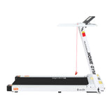 Everfit Treadmill Electric Home Gym Fitness Exercise Fully Foldable 450mm White - Top-Down View