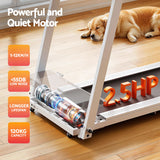 Everfit Treadmill Electric Home Gym Fitness Exercise Fully Foldable 450mm White - Extra Image