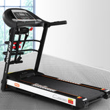 Everfit Treadmill Electric Home Gym Fitness Exercise Machine w/ Massager 450mm - Close-Up Angle