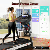 Everfit Treadmill Electric Home Gym Fitness Exercise Machine w/ Massager 450mm - Close-Up Angle
