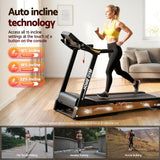 Everfit Treadmill Electric Auto Incline Home Gym Fitness Exercise Machine 480mm - 45-Degree Angle