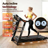 Everfit Treadmill Electric Home Gym Fitness Exercise Machine w/ Massager 480mm - Top-Down View