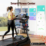 Everfit Treadmill Electric Home Gym Fitness Exercise Machine w/ Massager 480mm - Close-Up Angle